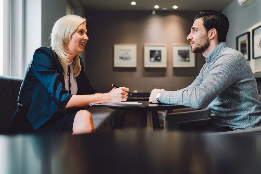 business meeting one on one blonde businesswoman 2026 01 07 06 43 09 utc - How Recruitment Agencies Solve Hiring Challenges - Recruitment South Africa